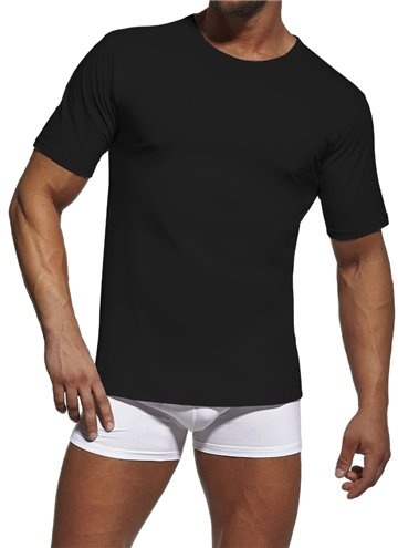 Pánské tričko CORNETTE AUTHENTIC NEW černá
