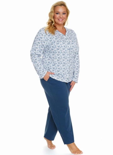 Pijama dama DOCTOR NAP PB.5282 NAVY BLOOM