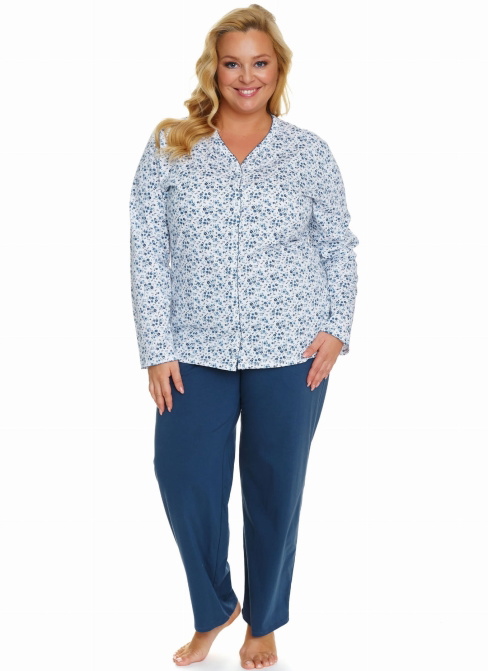 Pijama dama DOCTOR NAP PB.5282 NAVY BLOOM