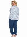 Pijama dama DOCTOR NAP PB.5282 NAVY BLOOM