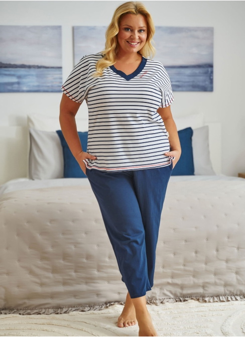 Pijama dama DOCTOR NAP PB.5369 MARINE