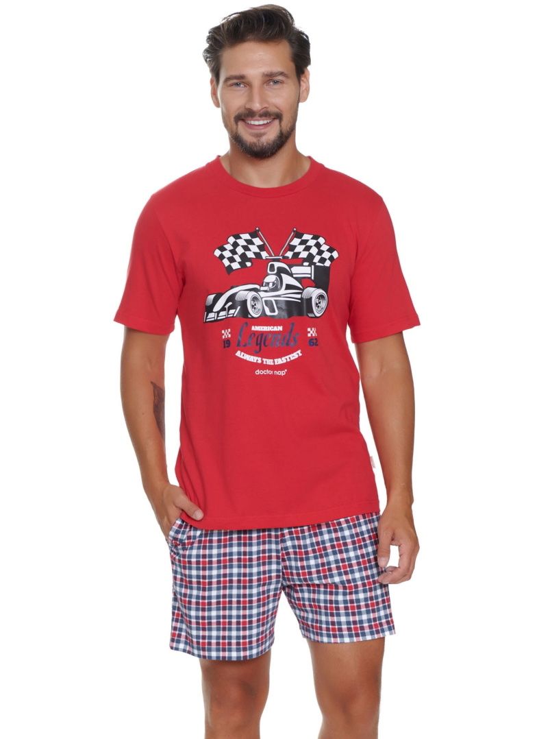 Pijama bărbați DOCTOR NAP PMB.5353 RED