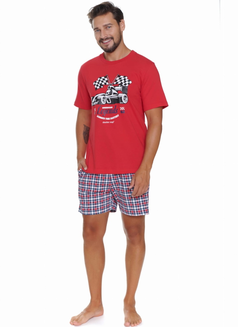 Pijama bărbați DOCTOR NAP PMB.5353 RED