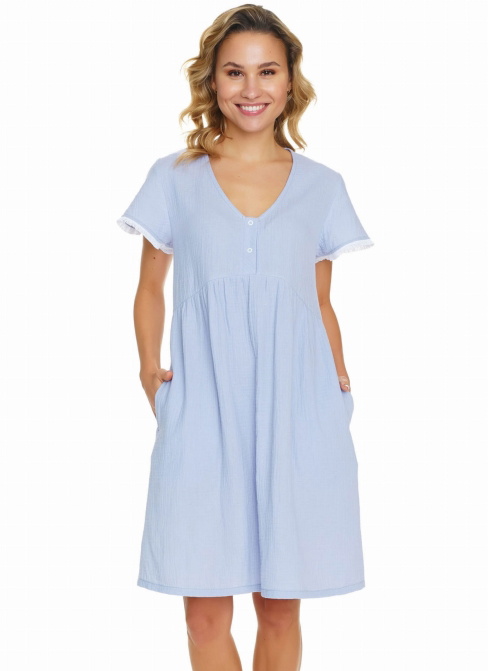 Dámské košile DOCTOR NAP TM.5318 BABY BLUE