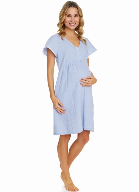 Dámské košile DOCTOR NAP TM.5318 BABY BLUE