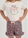 Dívčí pyžamo TARO.1546 krémová