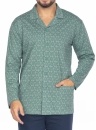 Rozepínací pásnké pyžamo REGINA.1384 zelená