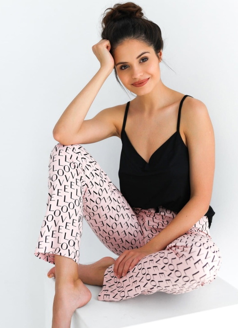 Pijama dama SENSIS.1393 negru