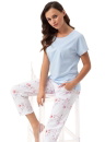 Pijama dama LUNA.1354 albastru