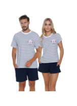 Set pijamale pentru ea și el DOCTOR NAP MARINE