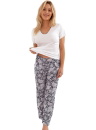 Pijama dama CANA.1228 alb flori