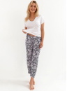 Pijama dama CANA.1228 alb flori