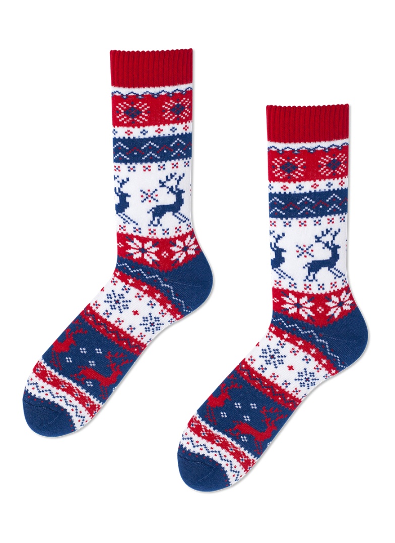 Hřejivé vánoční ponožky Reindeer MANY MORNINGS WARM RUDOLPH
