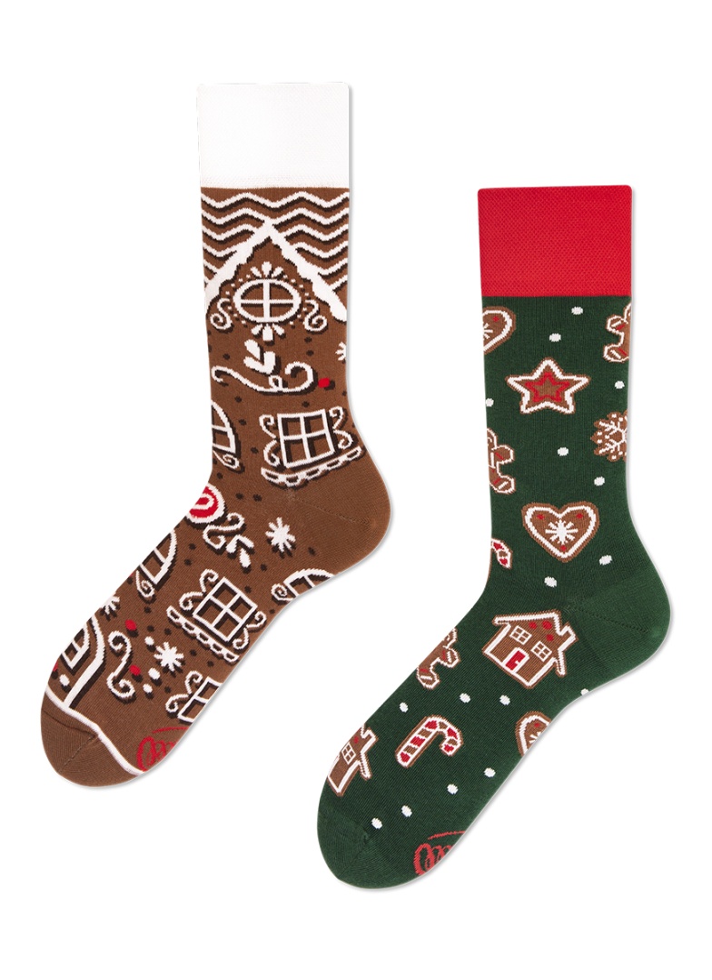 Vánoční ponožky MANY MORNINGS THE GINGERBREAD MAN