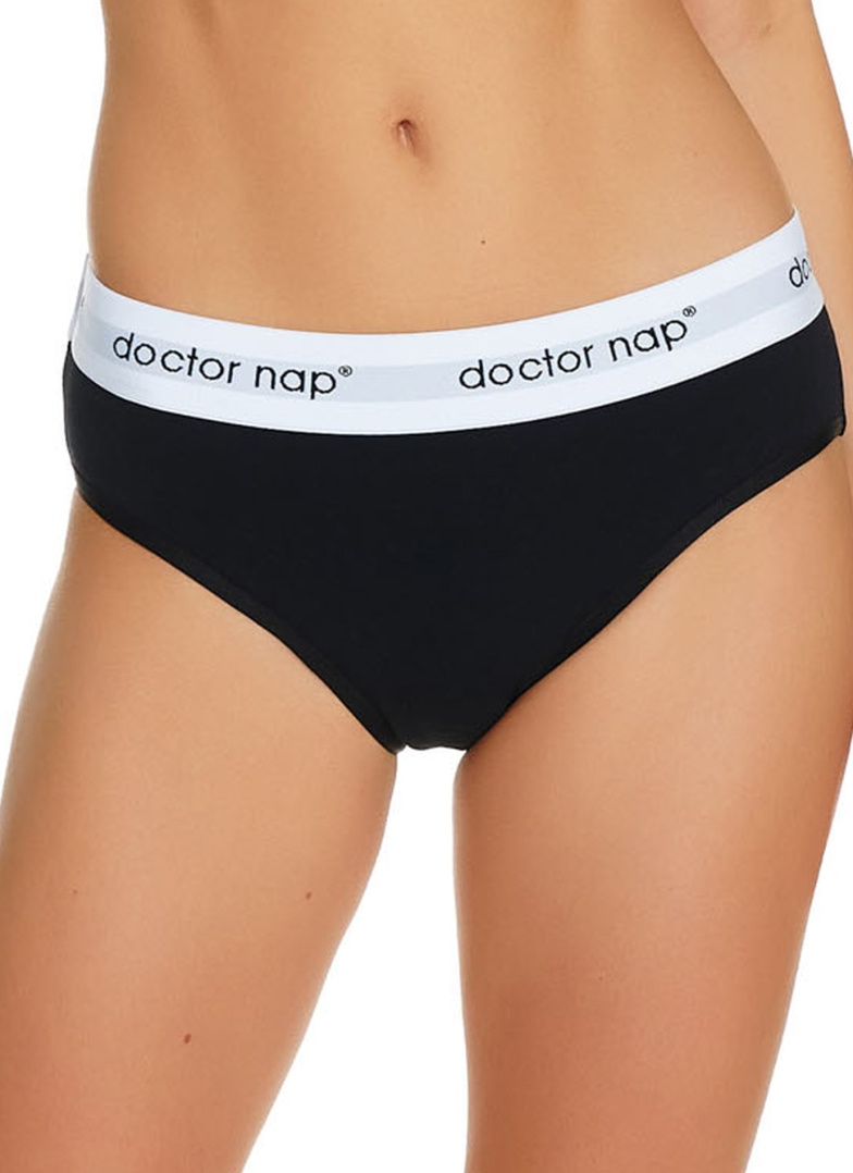 Chiloți menstruali DOCTOR NAP FIG.5377 BLACK