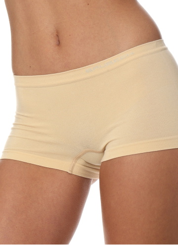 BRUBECK Boxeri pentru femei COMFORT COTTON bej