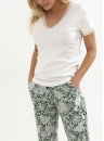 Pijama dama CANA.1234 ecru flori