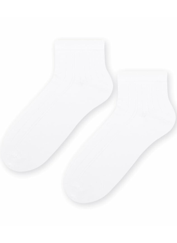 Ponožky STEVEN.1054 bílá hladký