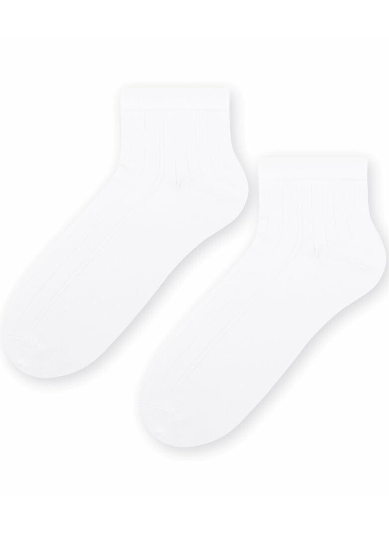 Ponožky STEVEN.1054 bílá hladký