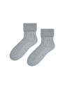 STEVEN Ponožky na spaní šedá melanž