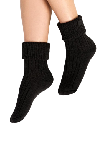 Ponožky na spaní STEVEN černá