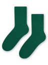 Pánské pruhované vlněné ponožky STEVEN.1093 zelená