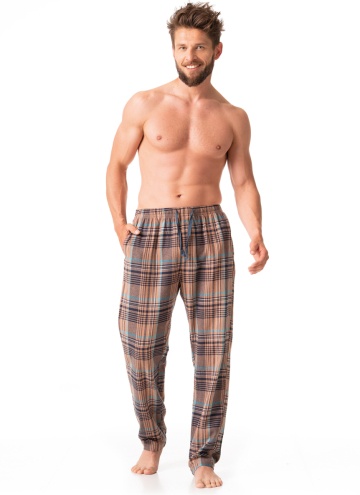 Pyžamové kalhoty z flanelu KEY.1048