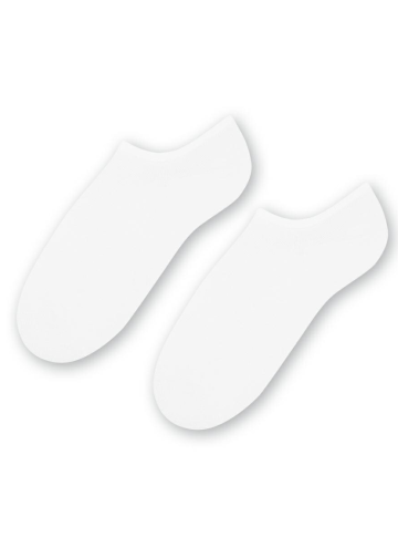 Dámské ponožky STEVEN INVISIBLE bílá