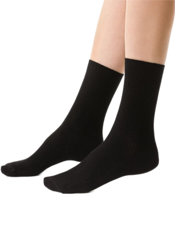Dámské ponožky bez tlaku STEVEN černá