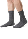 Pánské ponožky s alpacké vlny STEVEN šedá melanž