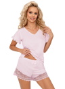 Pijama dama DONNA AMELIA 1/2 roz deschis