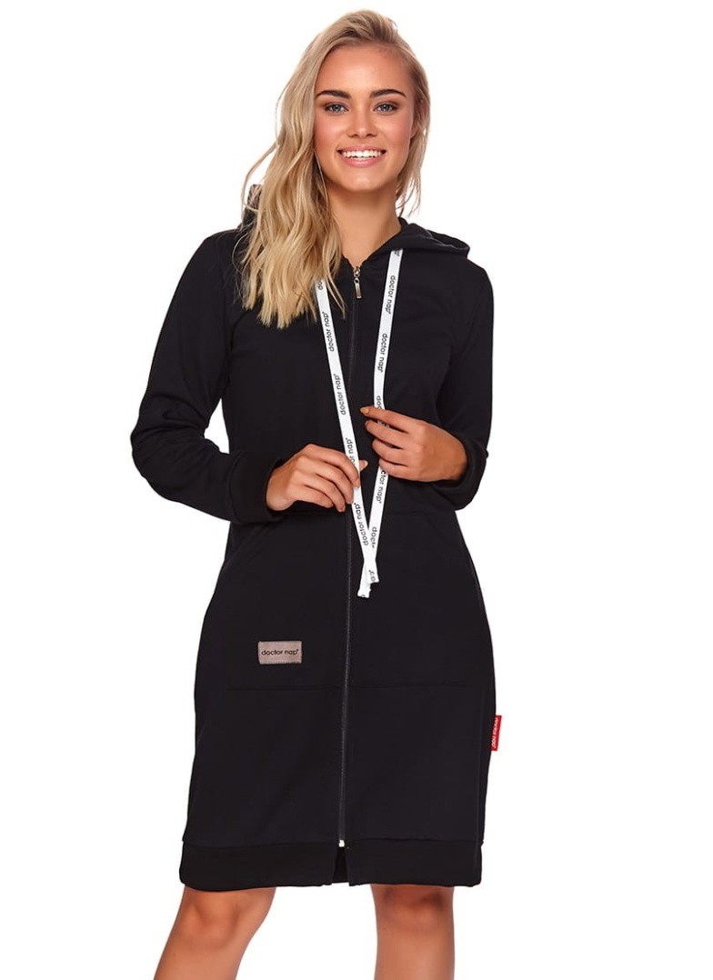 Női köntös DOCTOR NAP SMZ.4136 BLACK