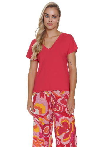 Pijama pentru femei DOCTOR NAP PM.5320.CAPRI FLOWERS