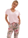 Pijama dama CANA.1255 roz deschis-ponie