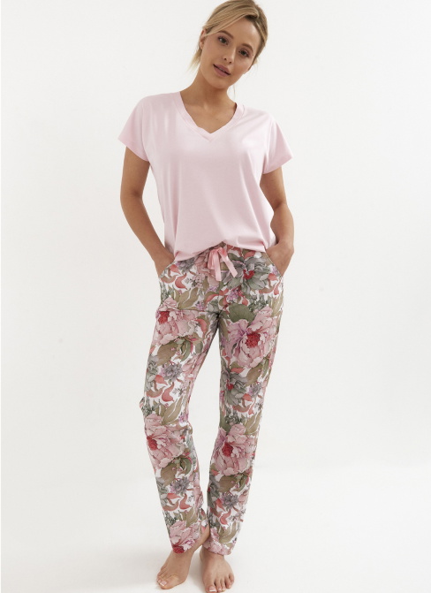 Pijama dama CANA.1255 roz deschis-ponie