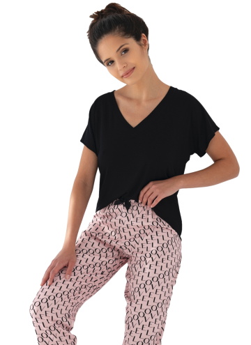 Pijama pentru femei SENSIS.1399 negru