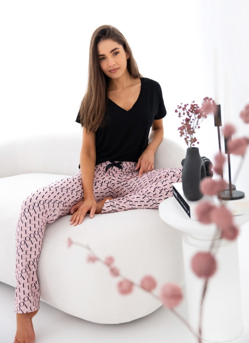 Pijama dama SENSIS.1399 negru