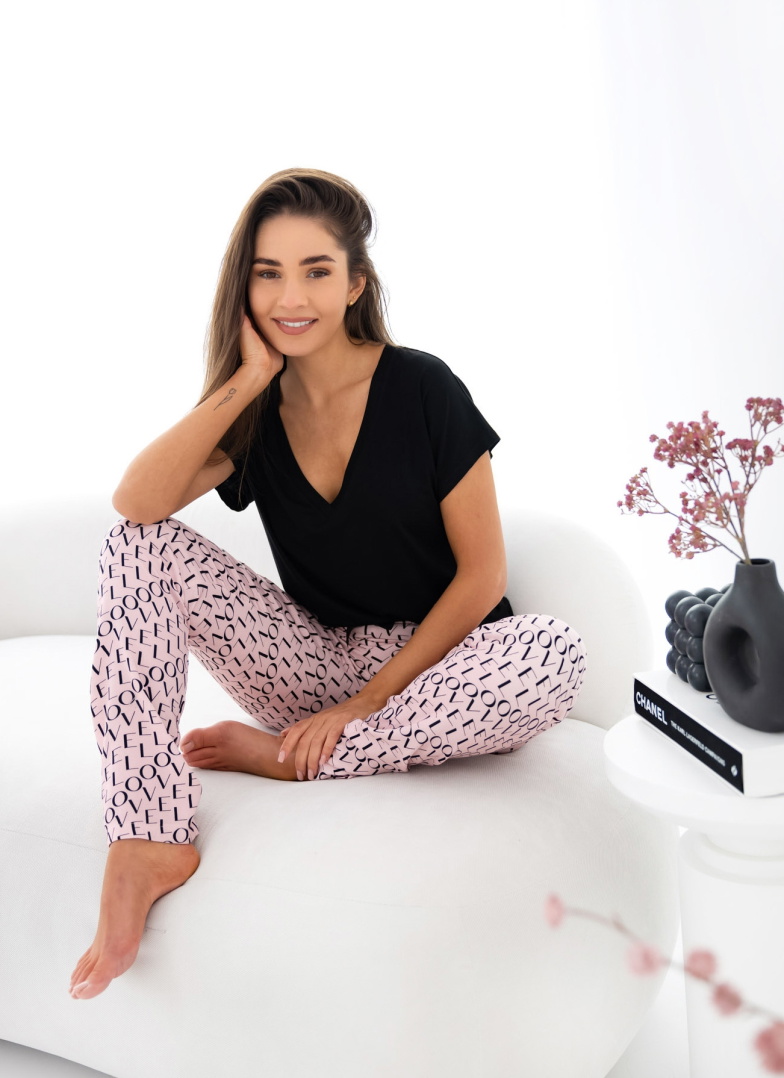 Pijama dama SENSIS.1399 negru