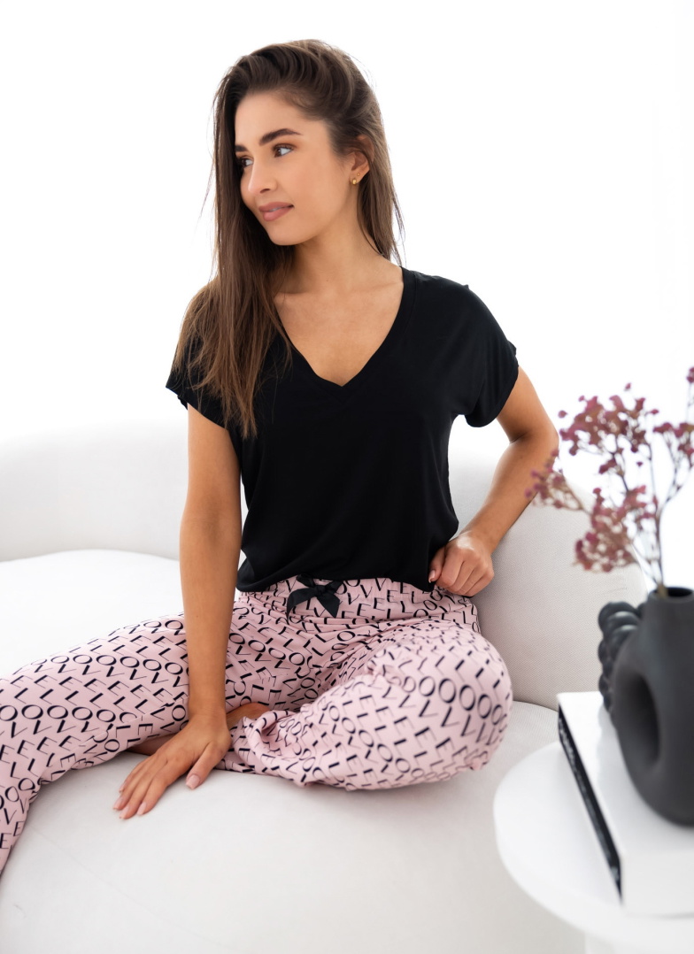 Pijama dama SENSIS.1399 negru