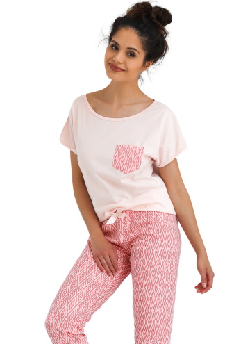 Pijama dama SENSIS.1402 roz deschis