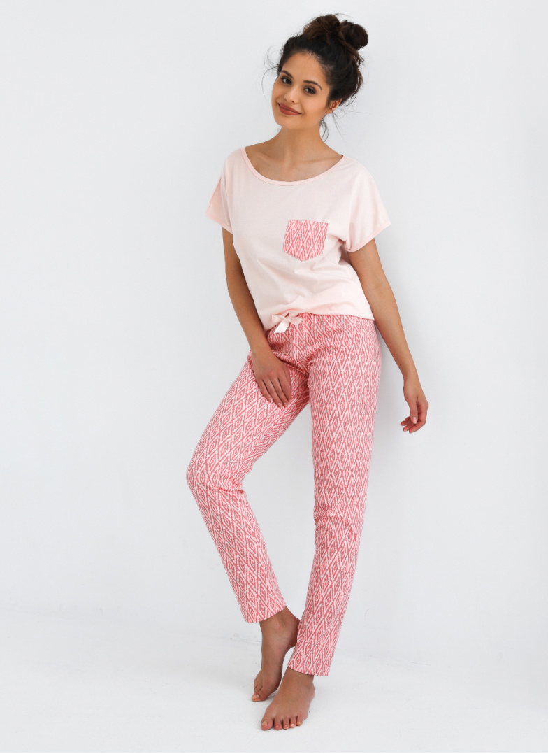 Pijama dama SENSIS.1402 roz deschis