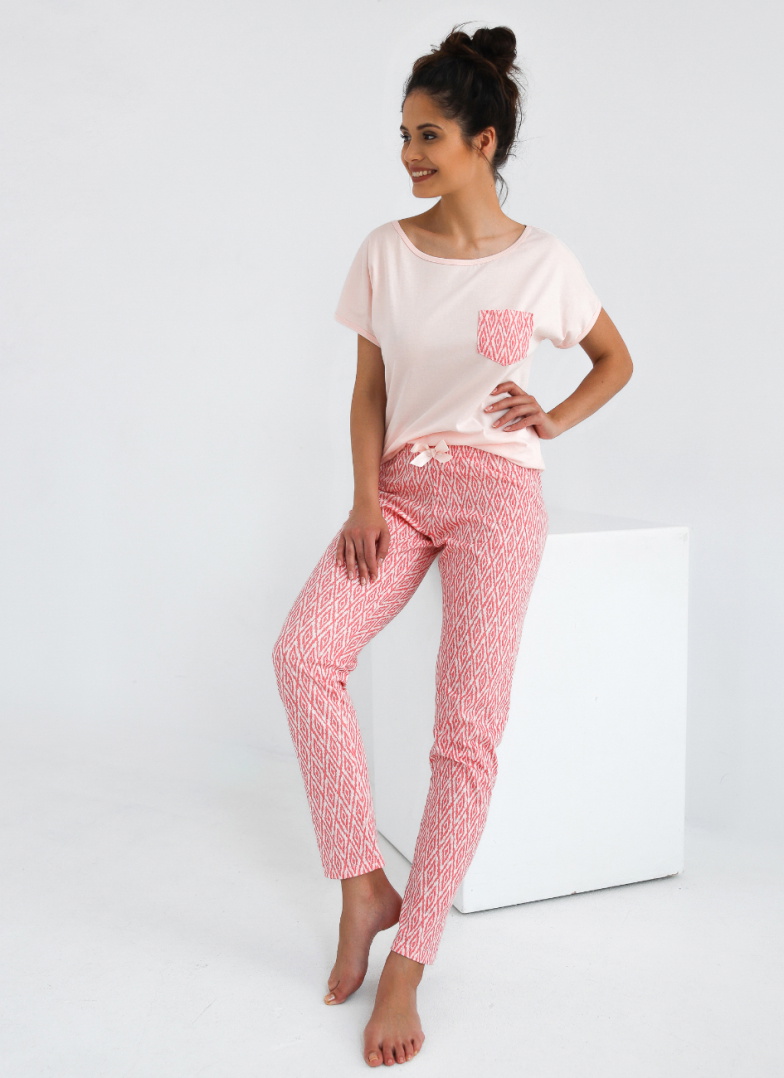 Pijama dama SENSIS.1402 roz deschis