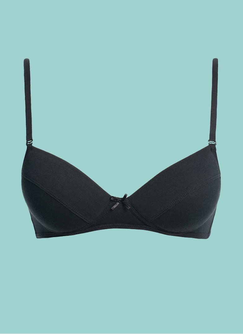 Sutien pentru adolescente KEY TBC 024 negru