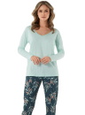 Pijama dama ITALIAN FASHION JULIETTA lung fistic/print