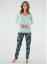 Pijama dama ITALIAN FASHION JULIETTA lung fistic/print