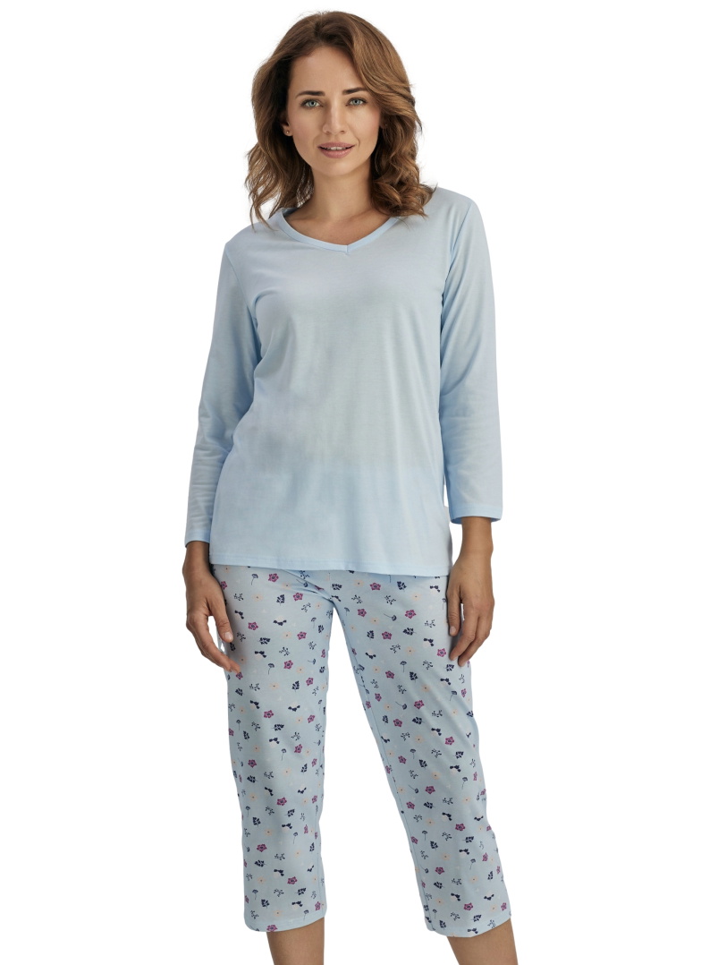 Pijama dama WADIMA.1039 albastru deschis