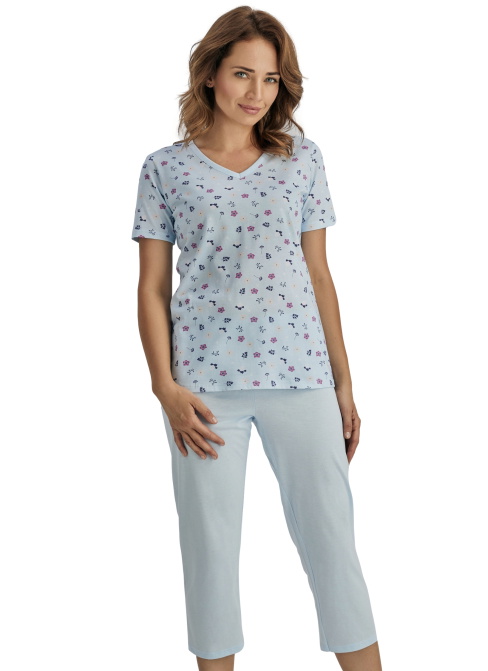 Pijama dama WADIMA.1045 albastru deschis