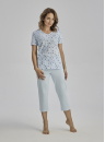 Pijama dama WADIMA.1045 albastru deschis