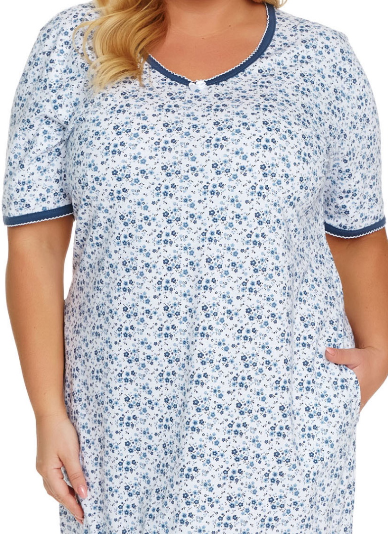 Női hálóing DOCTOR NAP TB.5157 NAVY BLOOM