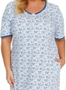 Cămașă de noapte dama DOCTOR NAP TB.5157 NAVY BLOOM